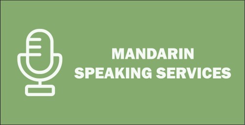 Recent MANDARIN Speaking Services