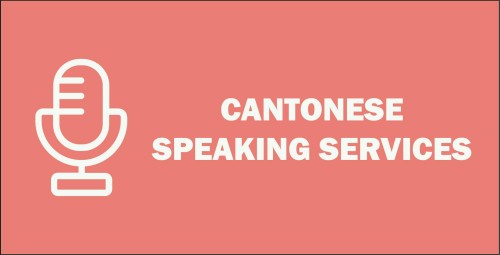 Recent CANTONESE Speaking Services